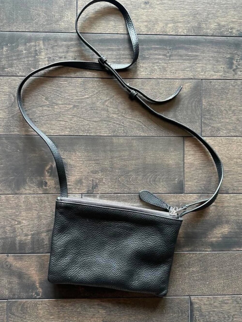 Banana Republic Pebbled Leather Crossbody Bag